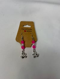Swans Dangle Earrings