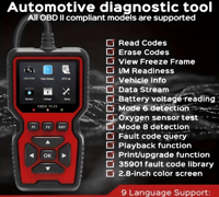 SCANNER AUTO OBDII PROFESSIONNEL (V 519)
