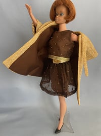 Image 11 of Barbie - "Glimmer Glamour" Reproduction Variation Brown Silk