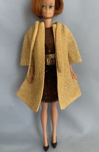 Image 1 of Barbie - "Glimmer Glamour" Reproduction Variation Brown Silk