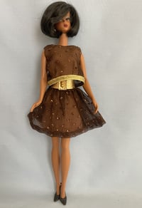 Image 5 of Barbie - "Glimmer Glamour" Reproduction Variation Brown Silk