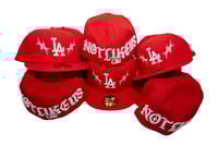 Image 1 of (IN STOCK) NOT LIKE US MLB "RED" DODGERS HAT NEW ERA