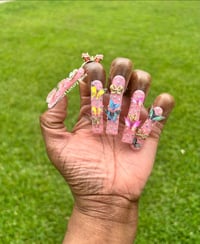 Image 4 of “Butterfly Connection” 2 in 1 detachable nails processing time 5 business days 
