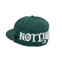 Image 1 of (IN STOCK) NOT LIKE US MLB "DARK GREEN" DODGERS HAT NEW ERA