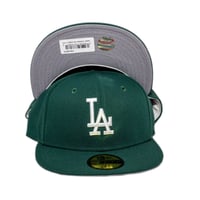 Image 4 of (IN STOCK) NOT LIKE US MLB "DARK GREEN" DODGERS HAT NEW ERA