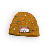 Image 1 of KV BEANIE (sliver chain) GOLD