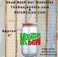 Retro Mountain Dew Uv Dtf Decal   T6 