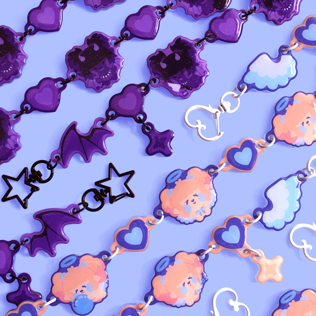 [PRE-ORDER] Angel ♡ Devil Acrylic Chains