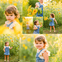 Kids Sunflower Minis  (with option to upgrade to family/couple/motherhood, see description)