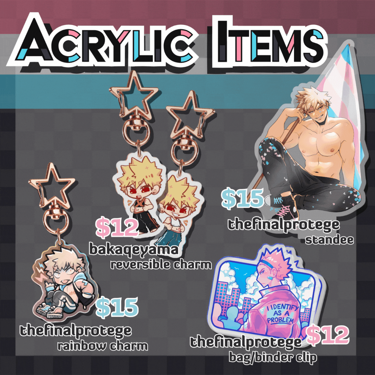 Image 1 of Hard Merch | Acrylic & Other