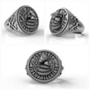 Idaho Villain's SILVER Chapter Ring