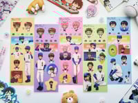 Image 2 of daiya character sticker sheets