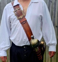 Image 1 of Baldric - Tan 3"