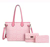 3in1 Oval Monogram Handbag Wallet Set