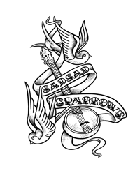 Image 3 of Sad Sad Sparrows T-shirt