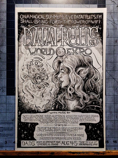 Image of Original Art - "Datafruits World Expo '23"