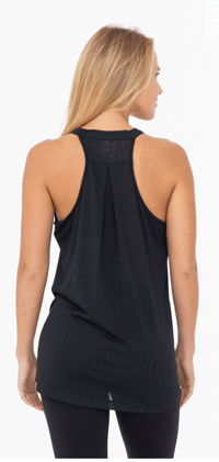 Image 3 of DP FITNESS BLACK TUNIC TANK 