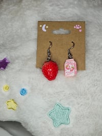 Strawberry Milk Earrings