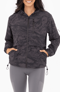 Image 1 of MARBLE WATER RESISTANT FLEECED JACKET 