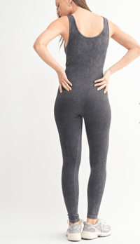 Image 2 of DP FITNESS RIBBED SEAMLESS SCULPT JUMPSUIT 