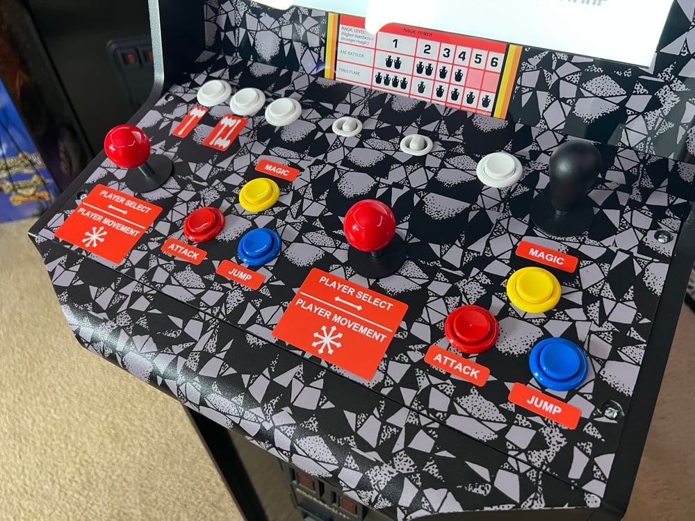 Arcade1up HS-5 Custom Control Panel
