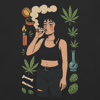 Image 1 of Perched & Lit Shirt (Black)