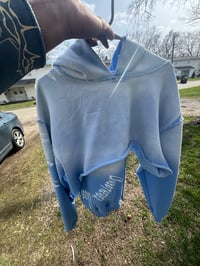 Image 4 of Womens Unbothered Gradient Hoodie Set 
