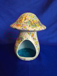 Image 4 of Handmade vintage Mushroom Garden Ceramic Tealight Holder