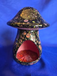 Image 11 of Handmade vintage Mushroom Garden Ceramic Tealight Holder