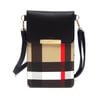 Stylish Tartan Plaid Check Cell Phone Purse Crossbody Bag