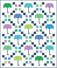 Image 8 of Scattered Showers quilt pattern - PDF version