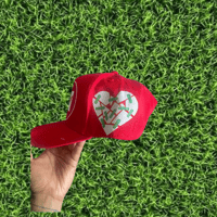 Image 5 of Red UVA Snapback 