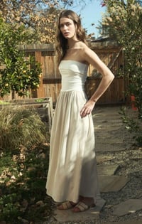 Image 1 of Carly linen dress