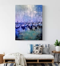Image 1 of Original Art ‘Mooloolaba Boats’