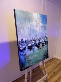 Image 3 of Original Art ‘Mooloolaba Boats’