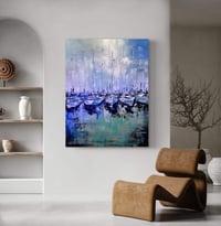 Image 2 of Original Art ‘Mooloolaba Boats’