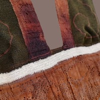 Image 8 of Tribal Spiral Brown Panel Skirt Set - S/M