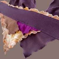 Image 5 of Dark Purple Paisley Pouch Set - XS/S