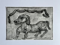 Image 1 of Sausages. Original drawing