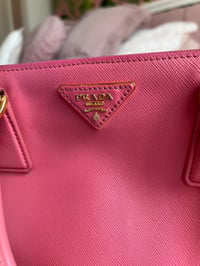 Image 3 of Prada Galleria Tamaris Pink Leather Bag