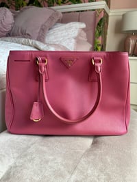 Image 2 of Prada Galleria Tamaris Pink Leather Bag