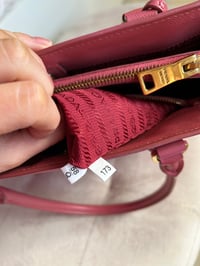 Image 21 of Prada Galleria Tamaris Pink Leather Bag
