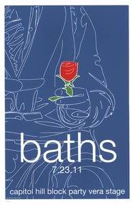 Image of Baths - Capitol Hill Block Party Poster