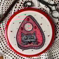 Undead Friend Ouija Planchette Embroidery