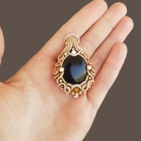 Image 2 of Obsidian & Tigers Eye Pendant