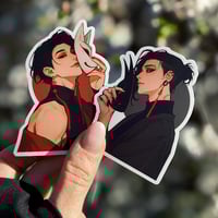 Image 2 of STICKERS - Marcin & Min Foxes