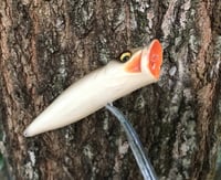 Image 3 of SPEEDBAITS Custom Airbrushed Topwater Popper BONE2