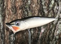Image 2 of SPEEDBAITS Custom Airbrushed Topwater Popper BONE3
