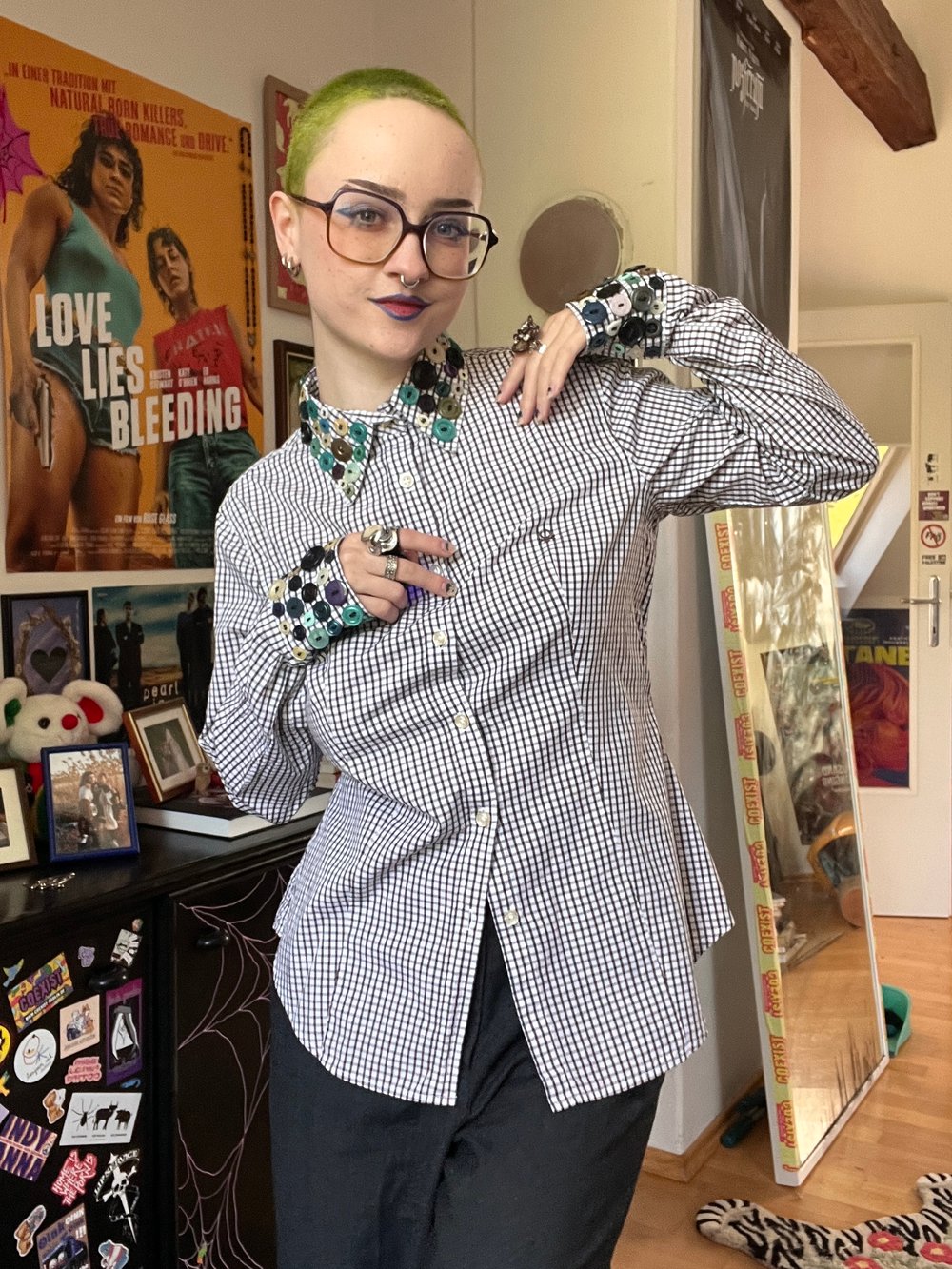 Image of CUTE AS A BUTTON SHIRT #1.1