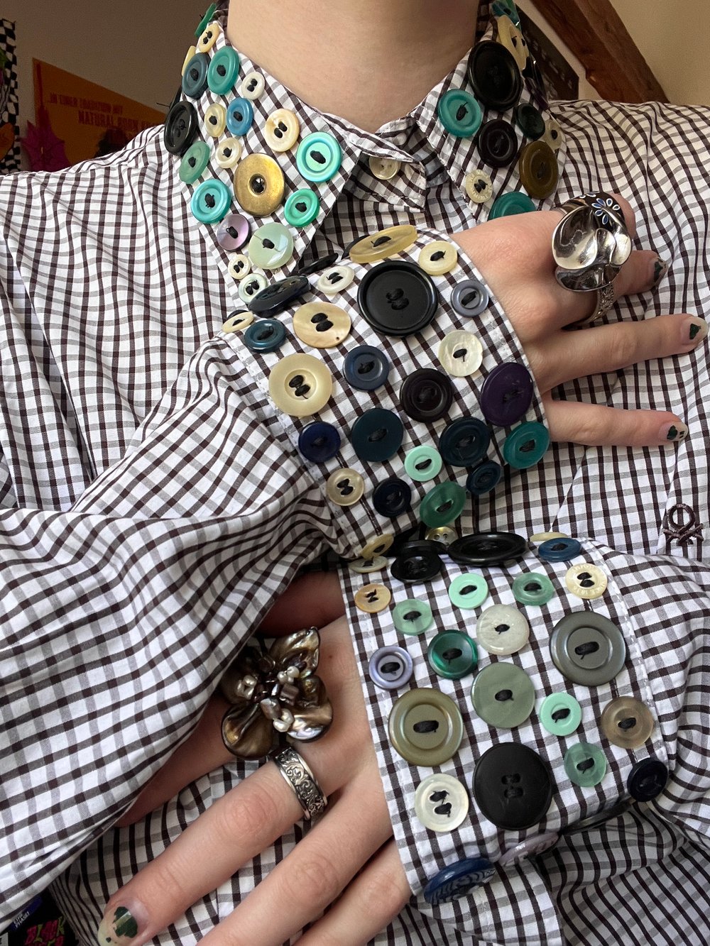 Image of CUTE AS A BUTTON SHIRT #1.1
